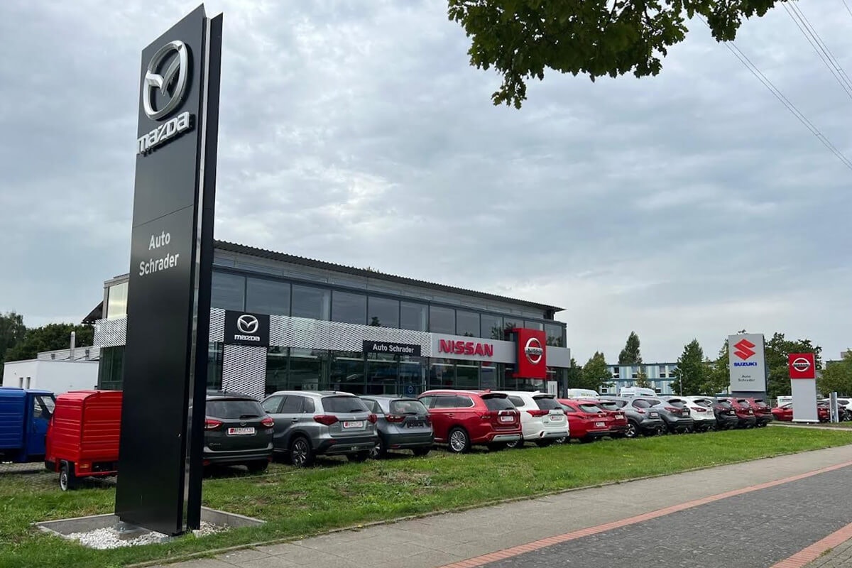 Außenansicht des Standorts Auto Schrader Hannover